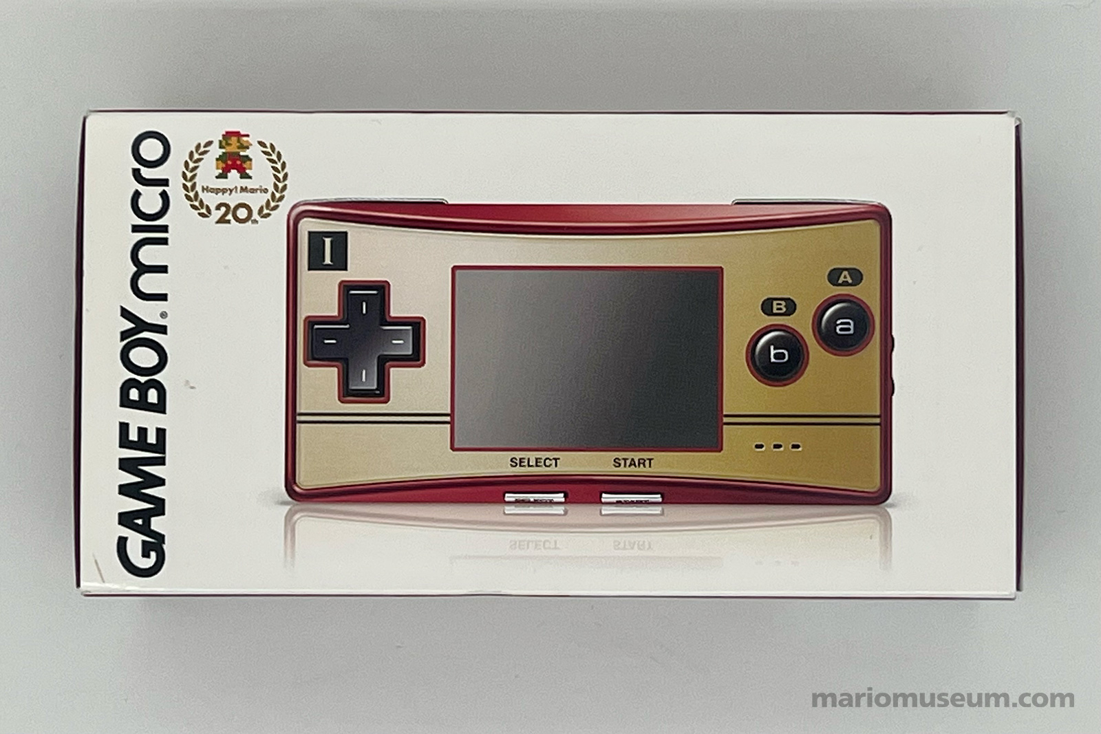 Game Boy Micro (Super Mario 20th Anniversary) - Mario Museum