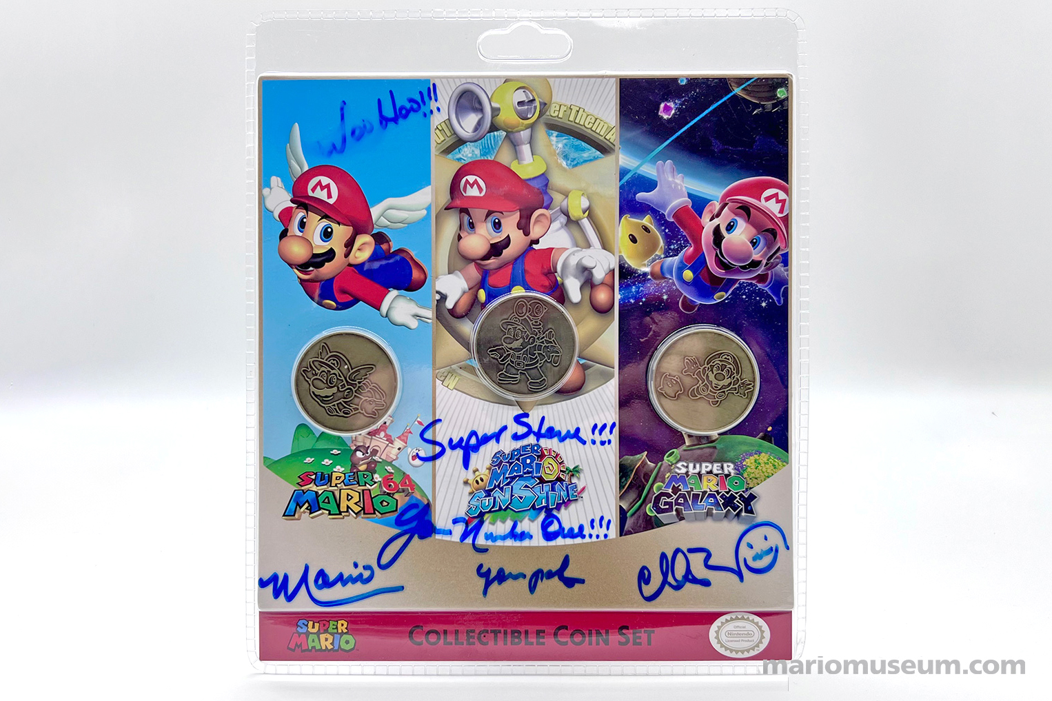 Charles Martinet autograph (collectible coin set)